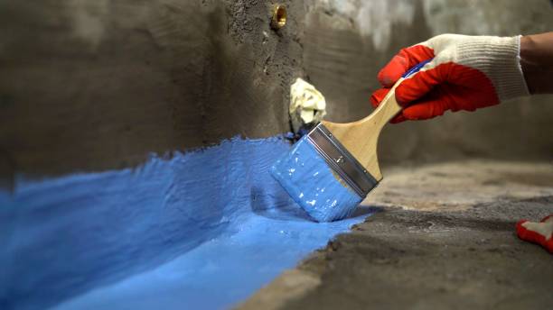 Commercial Vapor Barrier Installation project at a Port Washington, WI business property by SJ Waterproofing Pros